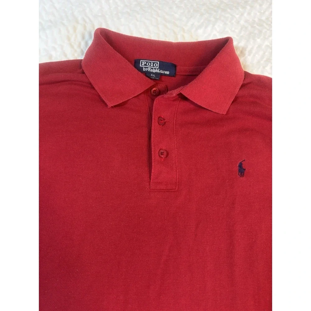 Vintage Polo Ralph Lauren Shirt Men's Classic Solid Long Sleeve 2XL - Runs Small